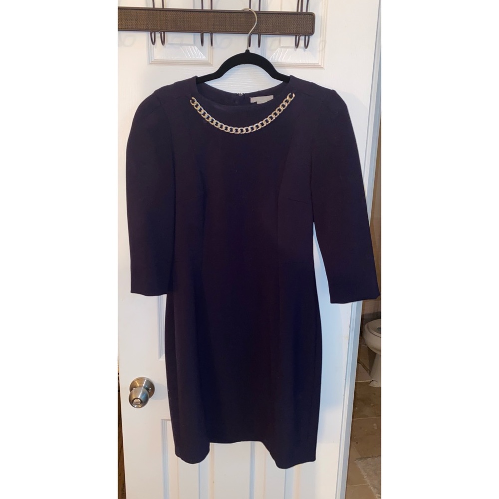 NWT H&M Navy Chain Necklace Mini Dress✨